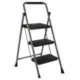 Wiknia 3 Step Ladder Folding Step Stool with Wide Wiknia 3 Step Ladder Folding Step Stool with Wide