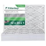 Filterbuy 12x24x1 Air Filter MERV 8 Dust Defense Filterbuy 12x24x1 Air Filter MERV 8 Dust Defense