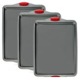 Nonstick Baking Sheet Pans, Set of 3, Non-Toxic a Nonstick Baking Sheet Pans, Set of 3, Non-Toxic a