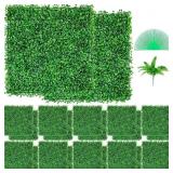 VEVOR Grass Wall Artificial Boxwood Panels, 24PCS VEVOR Grass Wall Artificial Boxwood Panels, 24PCS