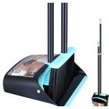 Broom and Dustpan Set for Home,Dust pan with Broo Broom and Dustpan Set for Home,Dust pan with Broo