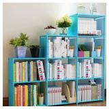 DIY Adjustable Bookcase, Bookshelf with 9 Book Sh DIY Adjustable Bookcase, Bookshelf with 9 Book Sh