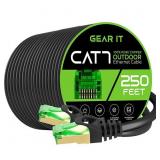 GearIT Cat7 Outdoor Ethernet Cable (250ft) SFTP S GearIT Cat7 Outdoor Ethernet Cable (250ft) SFTP S