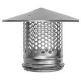 4 Inch Round Roof Rain Cap HVAC Vent Galvanized S 4 Inch Round Roof Rain Cap HVAC Vent Galvanized S