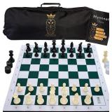 Mynnnat Professional Chess Set, Thick Tournament Mynnnat Professional Chess Set, Thick Tournament