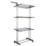 YOUUD Clothes Drying Rack 3-Tiers with Retractabl YOUUD Clothes Drying Rack 3-Tiers with Retractabl