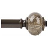 KAMANINA 1 Inch Curtain Rod Single Drapery Rod 36 KAMANINA 1 Inch Curtain Rod Single Drapery Rod 36