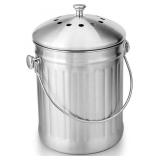 ENLOY Compost Bin, Stainless Steel Indoor Compost ENLOY Compost Bin, Stainless Steel Indoor Compost