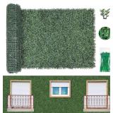 Bybeton Artificial Ivy Privacy Fence Screen, 32'x Bybeton Artificial Ivy Privacy Fence Screen, 32'x