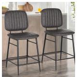 ALPHA HOME Bar Stools Set of 2, Counter Stools wi ALPHA HOME Bar Stools Set of 2, Counter Stools wi