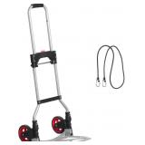 Dolly Cart with Ropes,Steel Folding Hand Truck 18 Dolly Cart with Ropes,Steel Folding Hand Truck 18