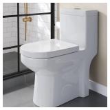 HOROW HWMT-8733 Small Compact One Piece Toilet Fo HOROW HWMT-8733 Small Compact One Piece Toilet Fo