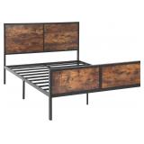 VASAGLE Metal Frame with Headboard, Footboard, No VASAGLE Metal Frame with Headboard, Footboard, No