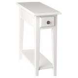 Frenchi Furniture End table, Queen, Off white; ?T Frenchi Furniture End table, Queen, Off white; ?T