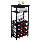 URFORESTIC Bamboo Wine Rack Free Standing Wine Ho URFORESTIC Bamboo Wine Rack Free Standing Wine Ho