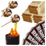 Portable Bonfire with 112 Piece S'Mores Kit - No Portable Bonfire with 112 Piece S'Mores Kit - No