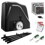 TOPENS DKR1100ST Solar Sliding Gate Opener Rack D TOPENS DKR1100ST Solar Sliding Gate Opener Rack D