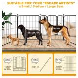 CAKOSSY Heavy Duty Metal Pet Dog Playpen [32' Hei CAKOSSY Heavy Duty Metal Pet Dog Playpen [32' Hei