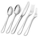 Silverware Set,SHARECOOK 20-Piece Stainless Steel Silverware Set,SHARECOOK 20-Piece Stainless Steel