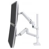 Ergotron LX Vertical Stacking Dual Monitor Arm, Ergotron LX Vertical Stacking Dual Monitor Arm,