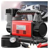 Gobege 12V Air Compressor, 6.35CFM 180LMP Heavy D Gobege 12V Air Compressor, 6.35CFM 180LMP Heavy D