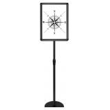 SCZS Heavy Duty Floor Sign Stand Adjustable Pedes SCZS Heavy Duty Floor Sign Stand Adjustable Pedes