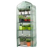 Worth Garden 5 Tier Mini Greenhouse - 75'' H x 27 Worth Garden 5 Tier Mini Greenhouse - 75'' H x 27