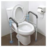 OasisSpace Stand Alone Toilet Safety Rail - Heavy OasisSpace Stand Alone Toilet Safety Rail - Heavy
