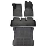 SUPER LINER Tesla Model 3 Floor Mats Complete Set SUPER LINER Tesla Model 3 Floor Mats Complete Set
