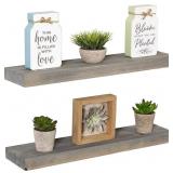 Imperative Décor Floating Wall Shelves Set of 2 - Imperative Décor Floating Wall Shelves Set of 2 -