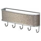 iDesign Twillo Metal Wall Mount Key and Mail Rack iDesign Twillo Metal Wall Mount Key and Mail Rack