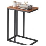 WLIVE Side Table, C Shaped End Table for Couch, S WLIVE Side Table, C Shaped End Table for Couch, S