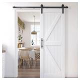 EaseLife 30in x 84in Sliding Barn Door with 5.5FT EaseLife 30in x 84in Sliding Barn Door with 5.5FT