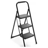 ALPURLAD Step Ladder 3 Step Stool Folding Step St ALPURLAD Step Ladder 3 Step Stool Folding Step St