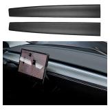 Topfit Model Y Dash ABS Matte Carbon Finber Cap C Topfit Model Y Dash ABS Matte Carbon Finber Cap C