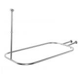 Shower Curtain Rod Hoop Square Shape Bathroom Hea Shower Curtain Rod Hoop Square Shape Bathroom Hea