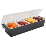Futchoy Ice Chilled 4 Compartment Condiment Serve Futchoy Ice Chilled 4 Compartment Condiment Serve