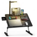 Laptop Bed Tray Desk with LED Desk Light, SAIJI A Laptop Bed Tray Desk with LED Desk Light, SAIJI A