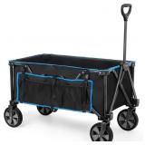 Navatiee Collapsible Folding Wagon, Heavy Duty Ut Navatiee Collapsible Folding Wagon, Heavy Duty Ut