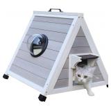 Deblue Outdoor Cat House for Outdoor Cats, Cute O Deblue Outdoor Cat House for Outdoor Cats, Cute O