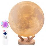 FIRPOW Moon Lamp, 18 Colors 9.4in Sliding Control FIRPOW Moon Lamp, 18 Colors 9.4in Sliding Control