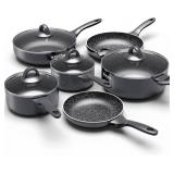 Induction Cookware Pots and Pans Set 10 Piece, BE Induction Cookware Pots and Pans Set 10 Piece, BE