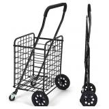 Pipishell Shopping Cart with Dual Swivel Wheels f Pipishell Shopping Cart with Dual Swivel Wheels f