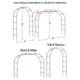 White Metal Arch for Wedding Party Bridal Prom Ga White Metal Arch for Wedding Party Bridal Prom Ga