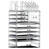 Cq acrylic Makeup Organizer Skin Care Large Clear Cq acrylic Makeup Organizer Skin Care Large Clear