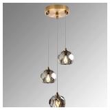 Yaskina 3-Light Prism Crystal Pendant Light, Mode Yaskina 3-Light Prism Crystal Pendant Light, Mode