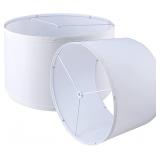 Lamp Shades Set of 2, Drum Lampshades 12.6' Top x Lamp Shades Set of 2, Drum Lampshades 12.6' Top x