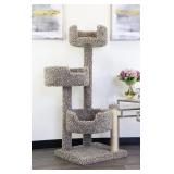 New Cat Condos Wood and Carpet Cat Tree for Big C New Cat Condos Wood and Carpet Cat Tree for Big C