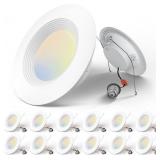 Amico 5/6 inch 3CCT LED Recessed Lighting 12 Pack Amico 5/6 inch 3CCT LED Recessed Lighting 12 Pack