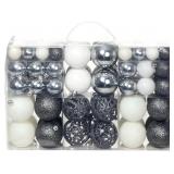 100 Pcs Christmas Ball Ornaments Shatterproof Chr 100 Pcs Christmas Ball Ornaments Shatterproof Chr